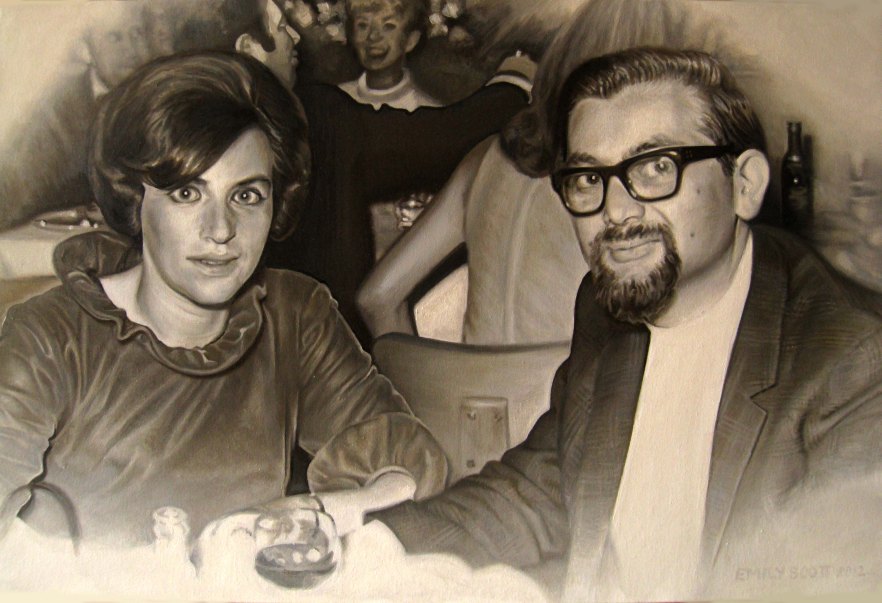 Anniversary portrait painting