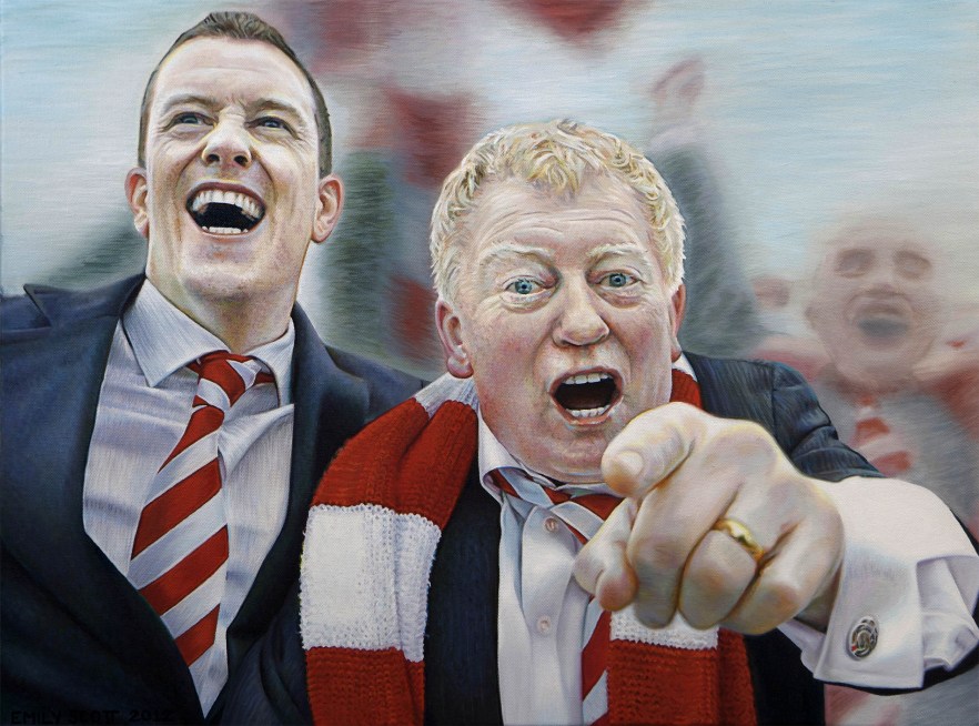 Chawkes portrait painting