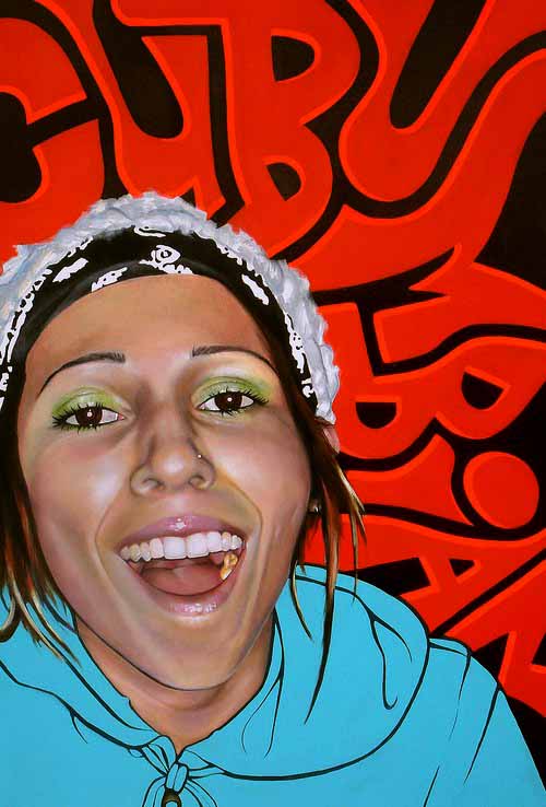 Cubumbian portrait painting