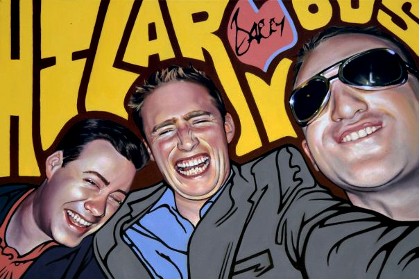 Hilarious portrait painting