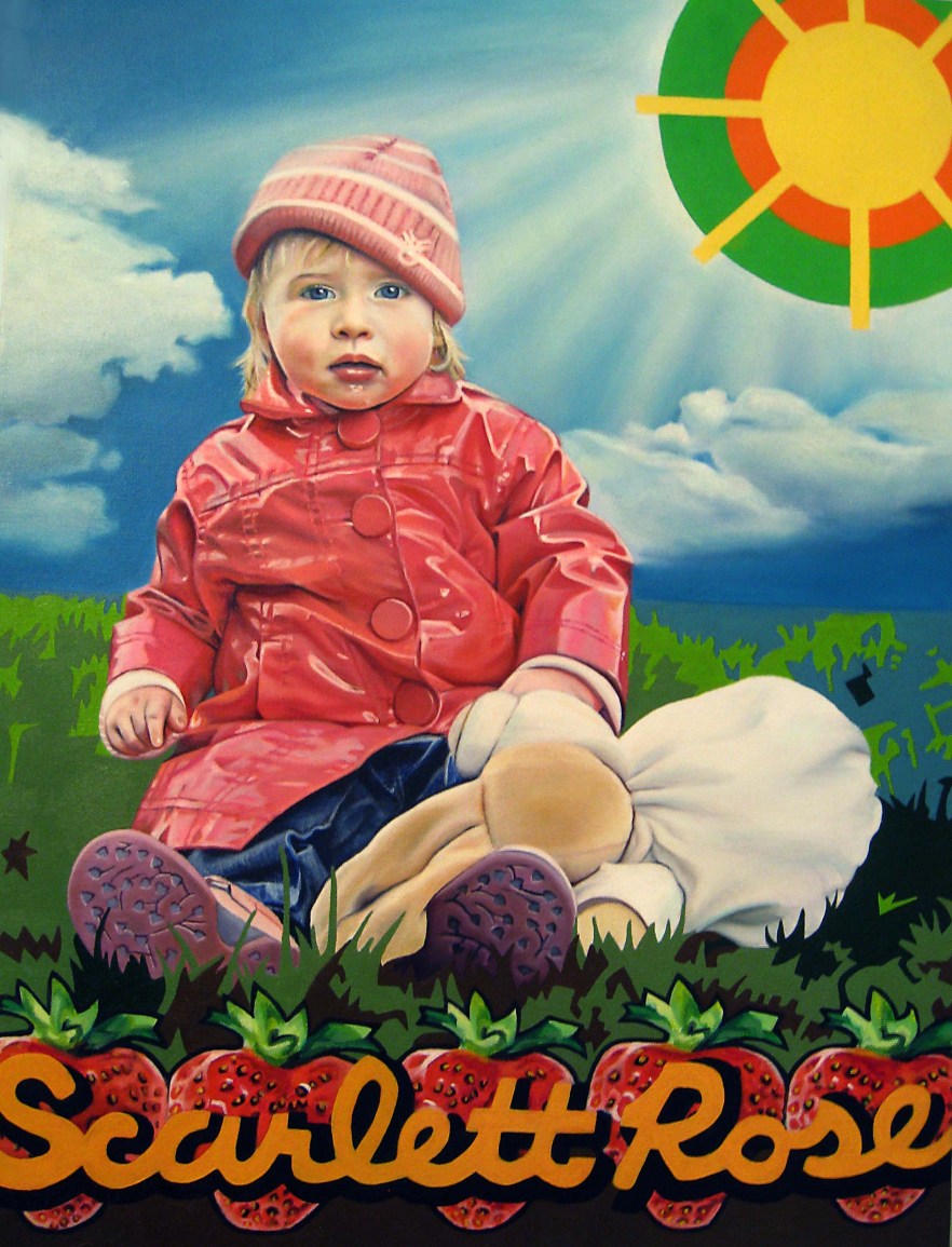 Scarlett-Rose portrait painting