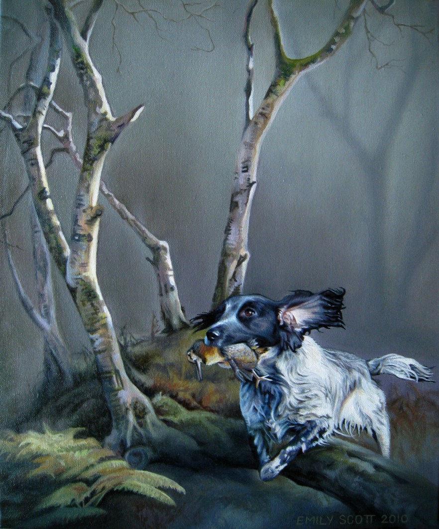 woodcock hunt painting painting of a woodcock hunt