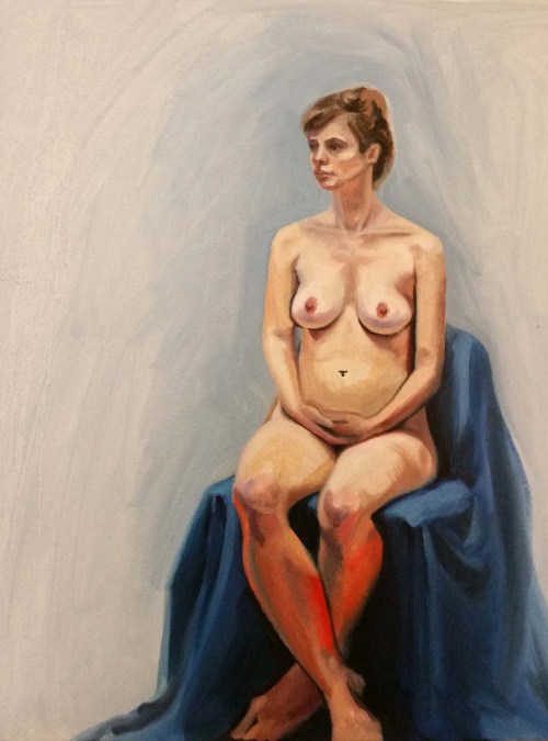 nude life painting